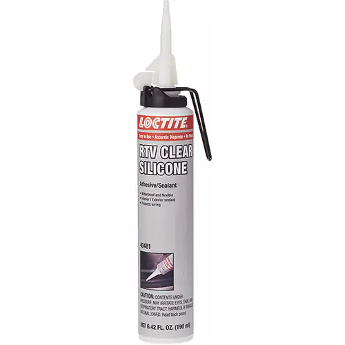 SUPERFLEX® Clear RTV Silicone Adhesive Sealant 190ml Aerosol Can