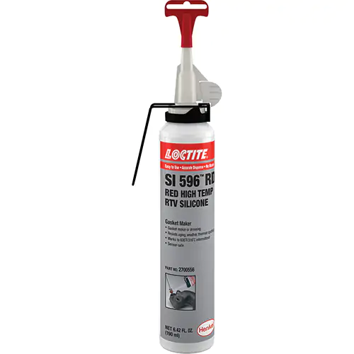 LOCTITE SI 596 Red High Temp RTV Silicone Adhesive Sealant 190ml Aerosol Can