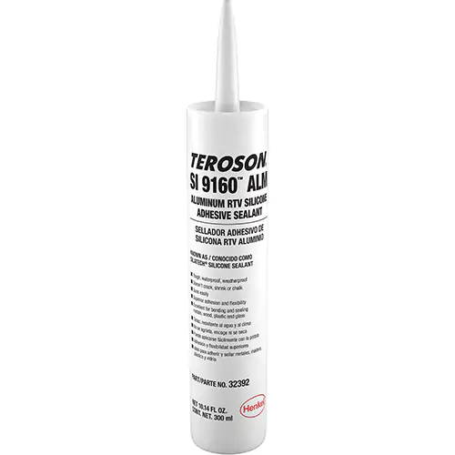 SILATECH™ 100% Silicone Sealant Aluminum 300 ml Cartridge