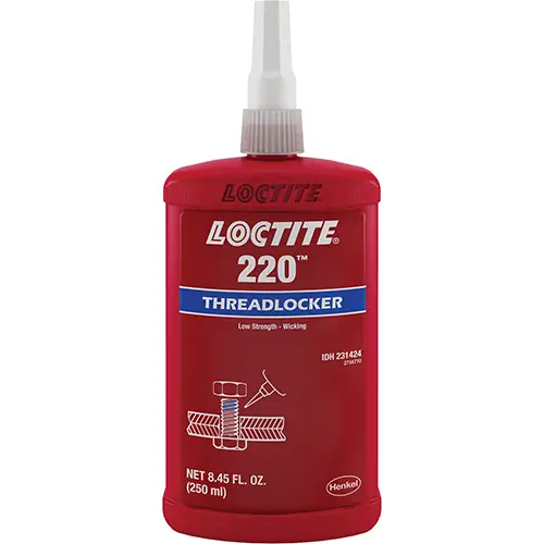 Threadlocker 220 Medium Strength/Wicking 250 ml Bottle