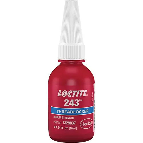 Threadlocker 243 Oil Tolerant/Medium Strength 10 ml Bottle