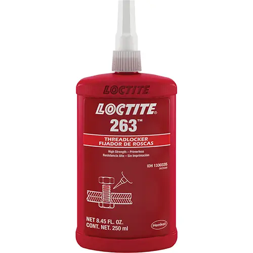 Threadlocker 263 High Strength/Rapid Cure 250 ml Bottle
