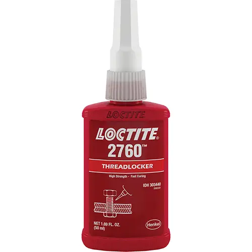Threadlocker 2760 High Strength/Surface Insensitive 50 ml Bottle