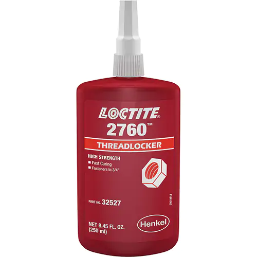 Threadlocker 2760 High Strength/Surface Insensitive 250 ml Bottle