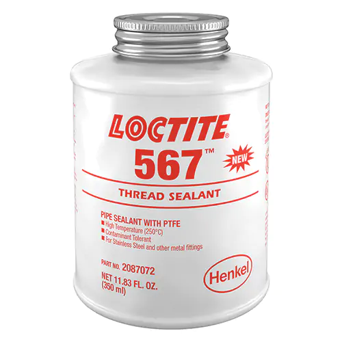LOCTITE 567 Thread Sealant PST® High Temperature 350 ml Brushtop