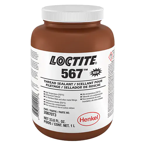 LOCTITE 567 Thread Sealant High Temperature 1 Litre Bottle
