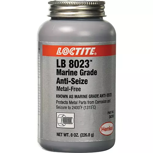 Marine Grade Anti-Seize 8 oz. Net Wt. Brush Top