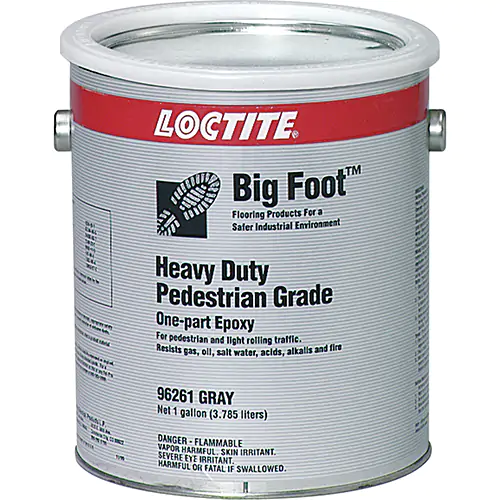 BIG FOOT™ Heavy Duty Pedestrian Grade 1 gal. Pail Grey
