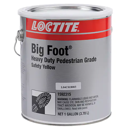 BIG FOOT™ Heavy Duty Pedestrian Grade 1 gal. Pail Yellow