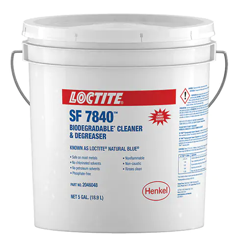 LOCTITE SF 7840 Cleaner & Degreaser 5 Gallon Pail