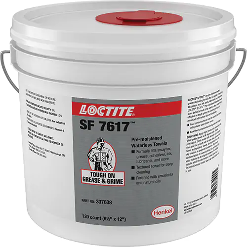 LOCTITE® Industrial Hand Wipes 130 Count per Tub