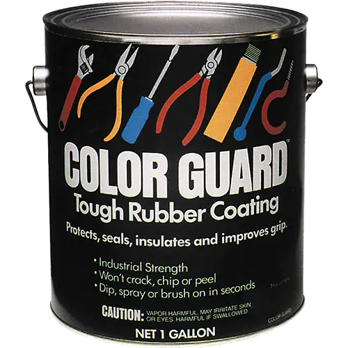 Black COLOR GUARD® Tough Rubber Coating 1 gal. Can