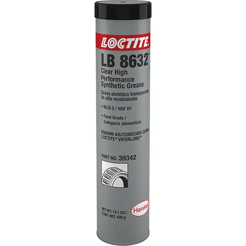 Viperlube™ Clear High Performance Synthetic Grease 14.1 oz. Net Wt. Cartridge