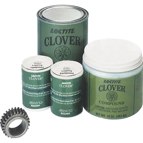 CLOVER® Silicon Carbide Grease Mix 1 lb. Net Wt. Can, Grit 1200, Grade 7A