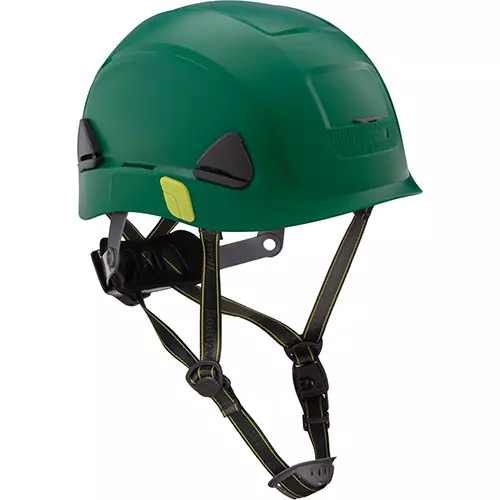 SAFETY HELMET, NON-VENTED, GREEN