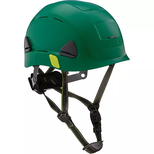 SAFETY HELMET, VENTED, GREEN
