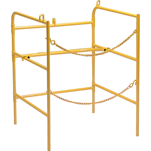 Manhole Guard Rail (33"l x 33"w x 42 1/4"h, 34 lbs.)