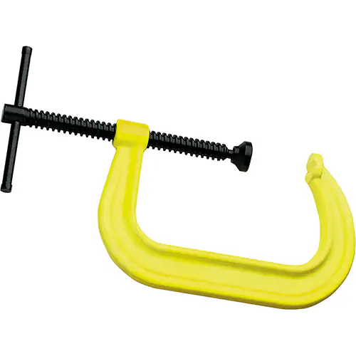 402SF, 400 Series Hi-Vis Safety C-Clamp 0 – 2-1/8” Jaw Opening, 2-1/4" Throat Depth