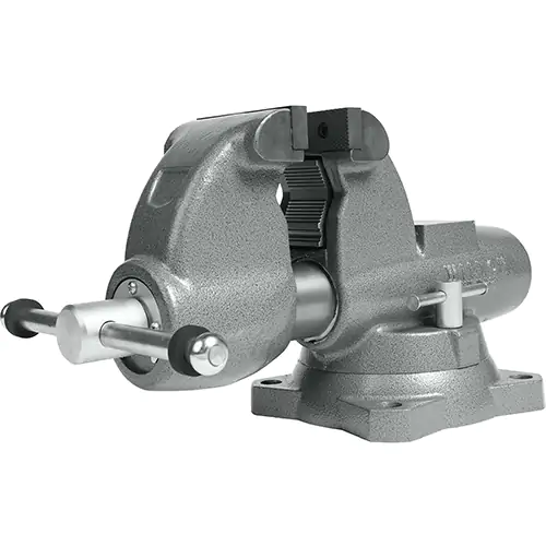 C1, Combination Pipe and Bench 4-1/2” Jaw Round Channel Vise with Swivel Base