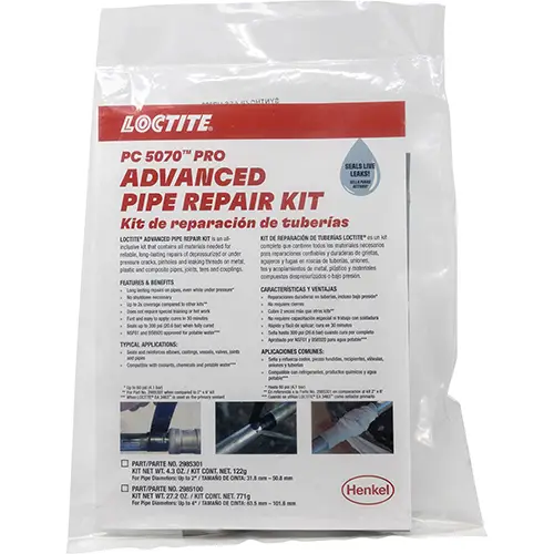 LOCTITE PC 5070 Pro Advanced Pipe Repair Kit (Up to 2" Dia.)