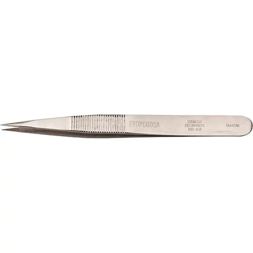 TWEEZER,ECONOMY,FINE STR PT,SERR TIP,HDL