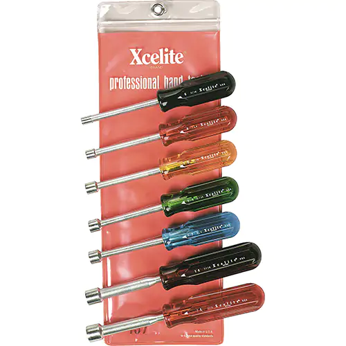 XCELITE,10 PC NUT DRIVER SET, HEX
