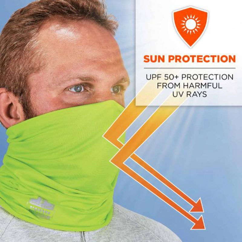 Chill-Its 6487 Cooling Multi-Band – Performance Knit, Hi-Vis Lime