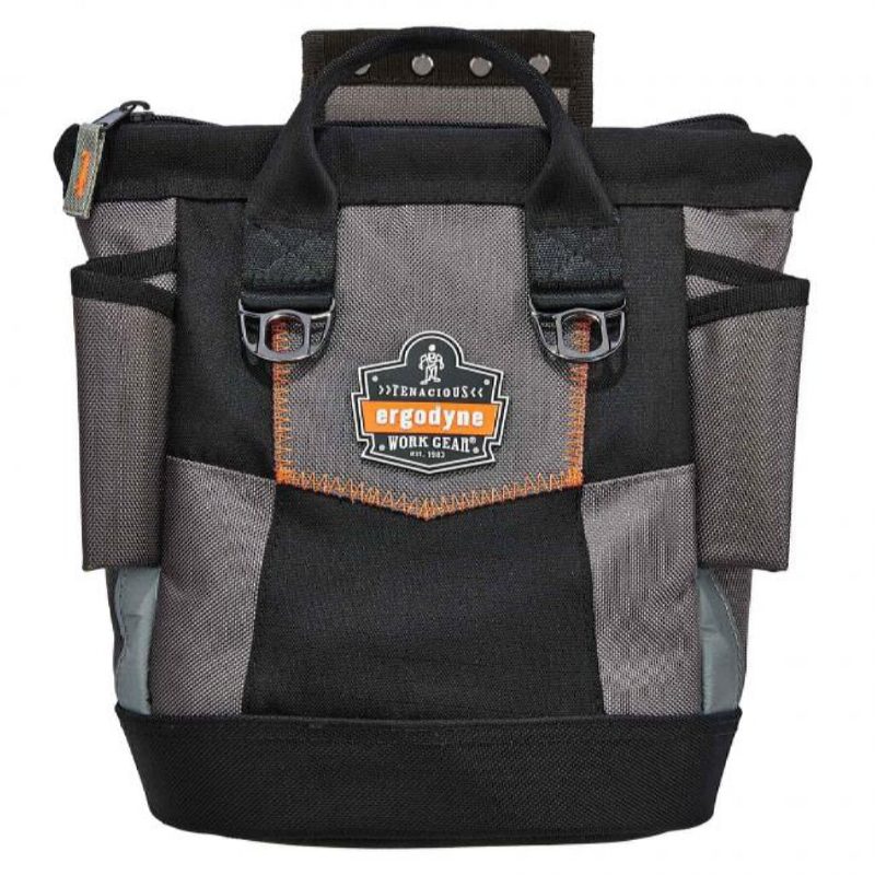 Arsenal 5517 Topped Tool Pouch with Snap-Hinge Zipper Closure, Black