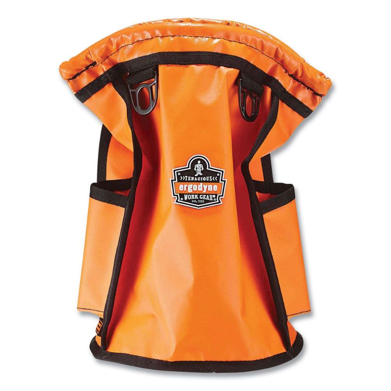 Arsenal 5538 Topped Parts Pouch – Tarpaulin, Orange (7.5in x 7.5in x 12in (19cm x 19cm x 30cm))