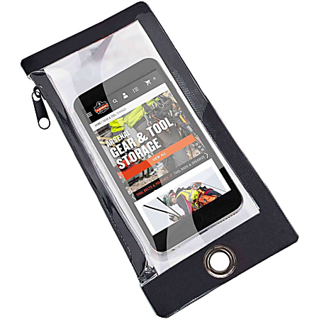 Squids 3760 Water Resistant Phone Pouch + Trap, Clear, Plus