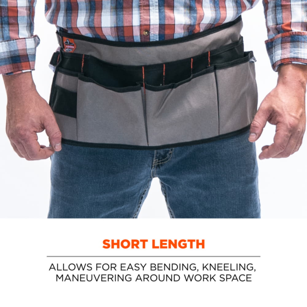 Arsenal 5707 Canvas Waist Apron, Gray
