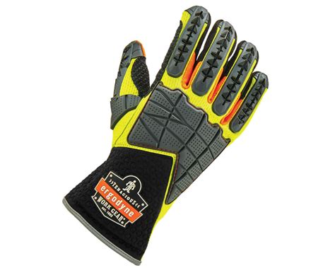 ProFlex 925F(x) Standard Dorsal Impact-Reducing Gloves, Lime, M