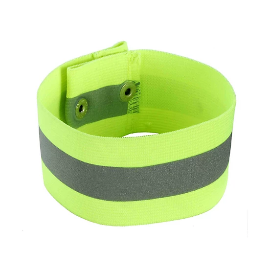 GloWear 8001 Hi-Vis Arm and Leg Band – Snap Closure, Lime, S/M