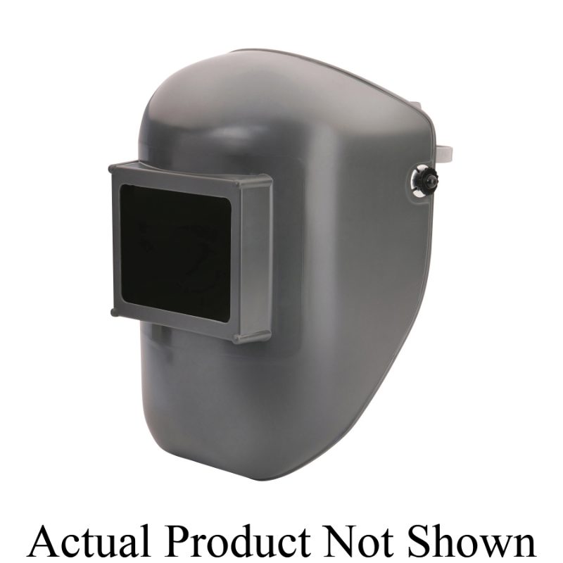 Tigerhood Classic Welding Helmet, Thermoplastic, Gray, Wide Vision, 4001 Mounting Cups, Available in Bulk Pack,