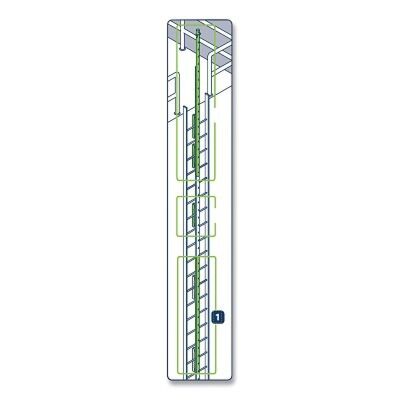 Saf-T-Climb 2 : Saf-T-Notch Rail Curved 316L S