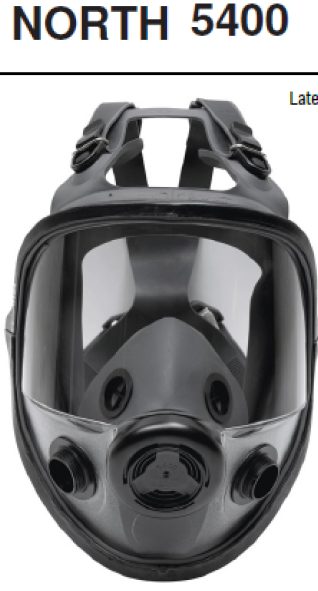 North 5400 full facepiece replacement part : Exhalation Housing
