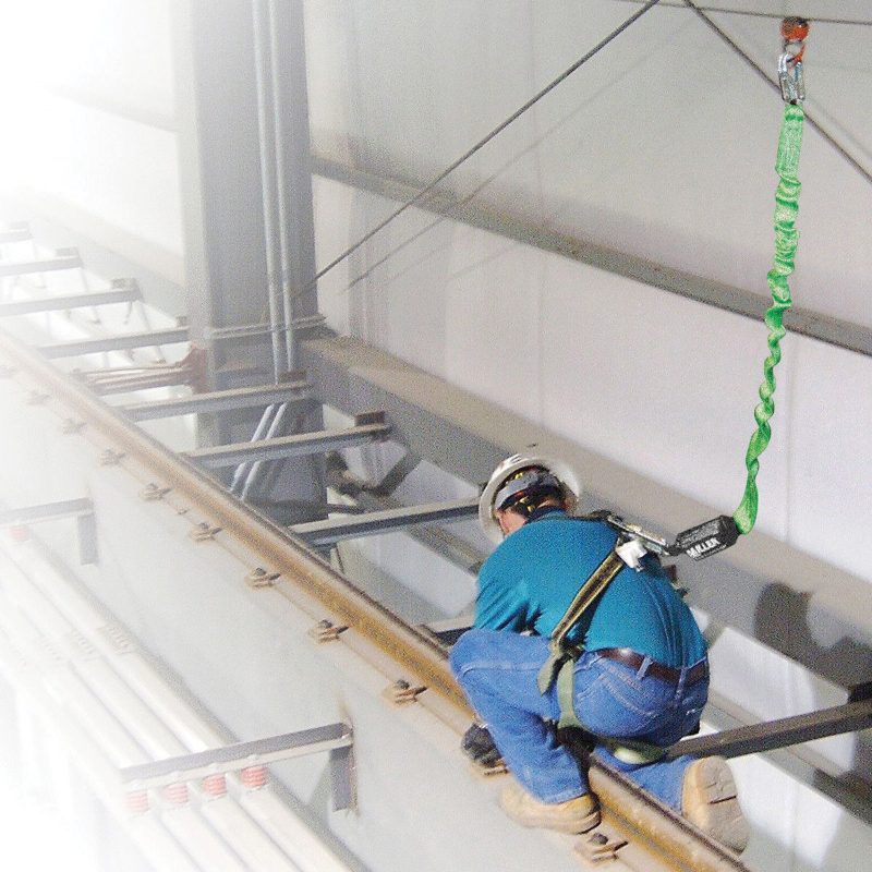 Miller Xenon® Permanent Horizontal Lifeline System : Xe-Oh-Curve-90°-8-Outside