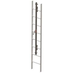Miller GlideLoc™ Ladder Climbing System Stainless Steel Kits (Rail) : 100Ft Stainless Steel Kit, Includes 16 Brackets