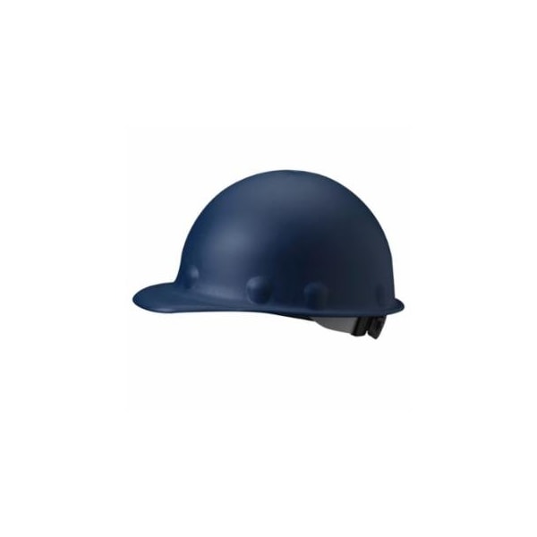 Roughneck P2 : Blue Fibre Metal Roughneck Fibreglass Cap Style Hard Hat With 8 Point Ratchet Suspension