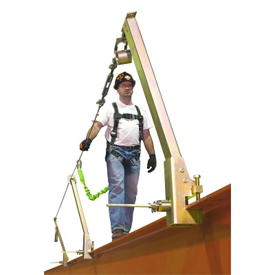 Miller SkyGrip™ Temporary Horizontal Lifeline Systems : Standard Extension Bar w/Adjuster Beam Flange Width 4'' To 18'' and Beam