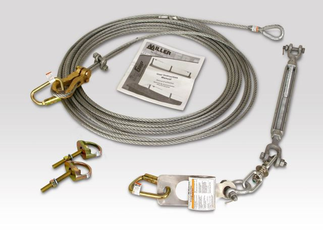 Miller Xenon® Permanent Horizontal Lifeline System : 5/16'' (8Mm) Wire Rope Clip