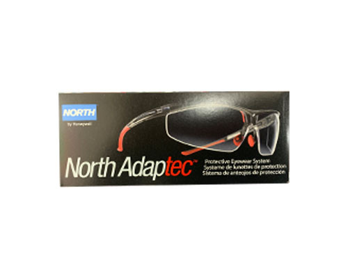 North Adaptec™ : North Adaptec Wide Black Frame Clear Lens Hydroshield Anti-Fog Coating