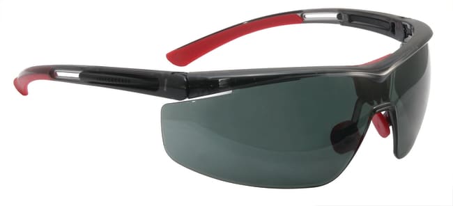 North Adaptec™ : North Adaptec Wide Black Frame Smoke Lens Hydroshield Anti-Fog Coating