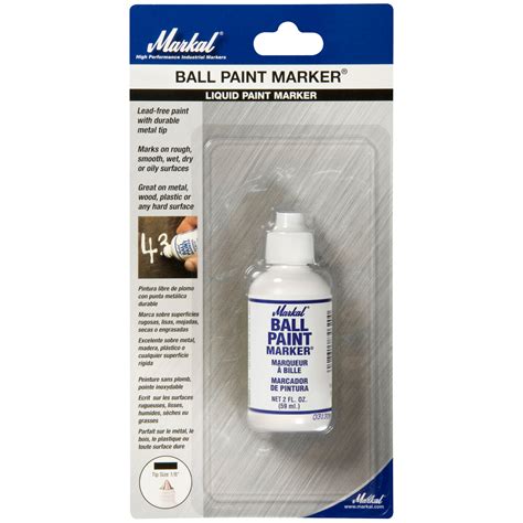 BALL PAINT MARKER WHITE CARDED