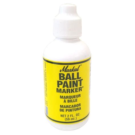 BALL PAINT MARKER YELLOW CARDED