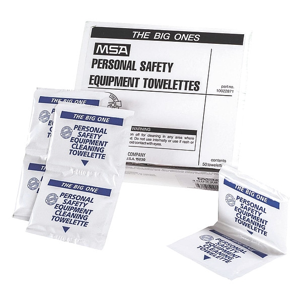 WIPES,SAFETY EQUIPMENT, 8" X 11",50/BX