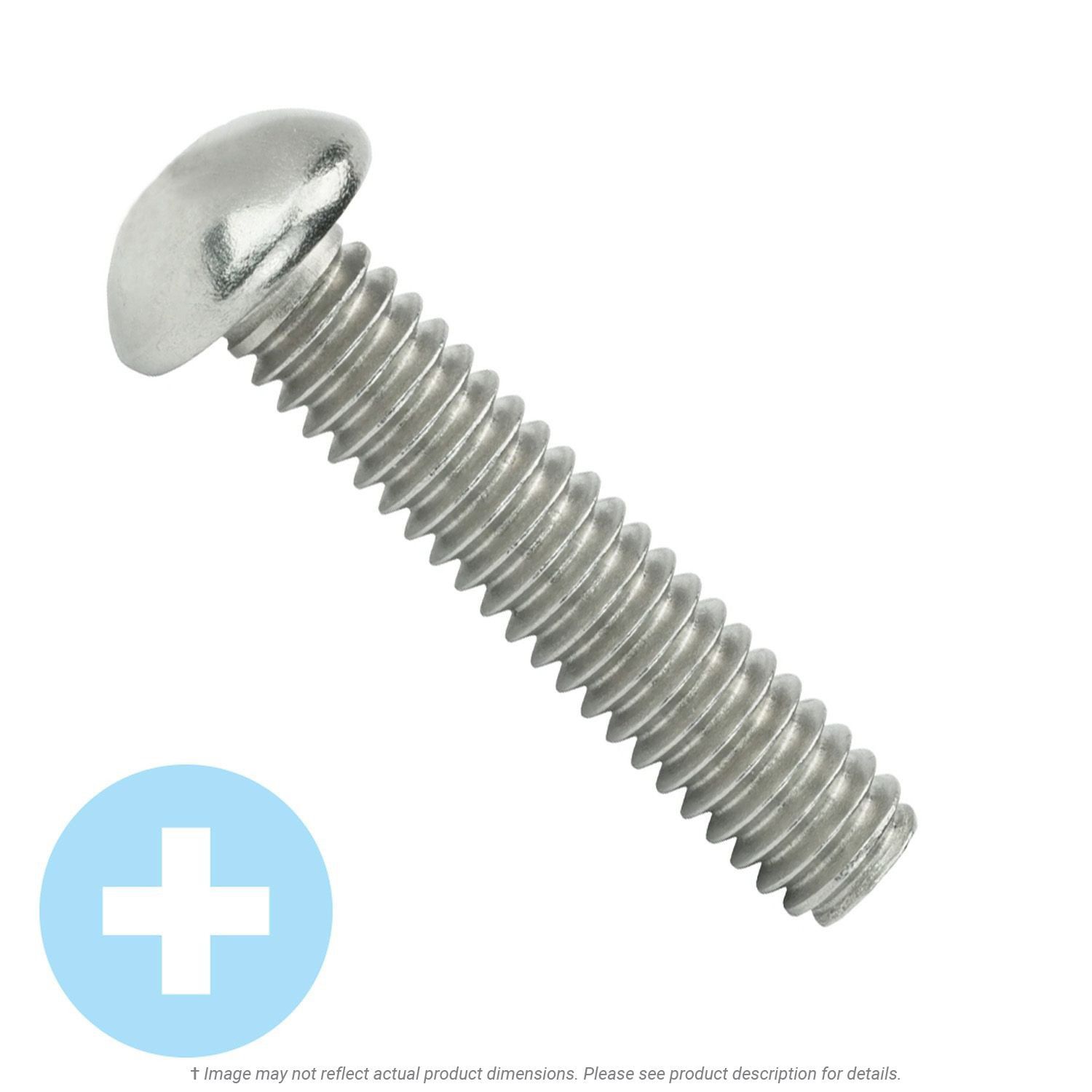 SCREW,ROUND HEAD MACHINE,SS,M2.5X.45X6MM