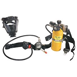 PremAire System Complete Assembly w/Firehawk Slide-To-Connect Regulator, 5-minute 3AL aluminum cylinder, right-hip model, w/case