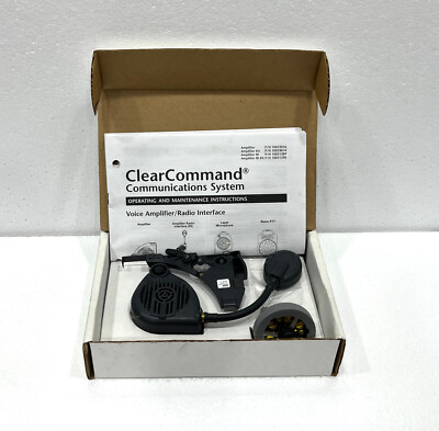 ClearCommand System Amplifier Radio Interface Kit, w/microphone, less PTT