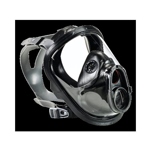 Advantage 4000 Facepiece, single-port, hycar, Kevlar net head harness, Adapter Not Included (RD40 Adapter P/N 10065330), Black